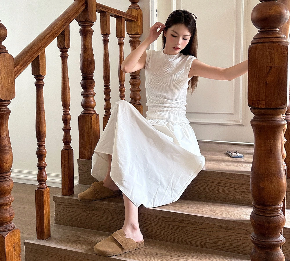 Seavees Del Mar Espadrille Double Adjustable Strap Embossed Slip-on Summer Flat Clog Slides Skyler