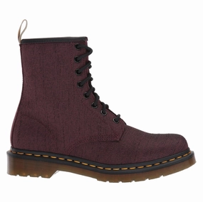Dr. Martens Vegan Castel 8 Eyelet Textile Women's Ankle Boots Waterproof Shoes For Disney