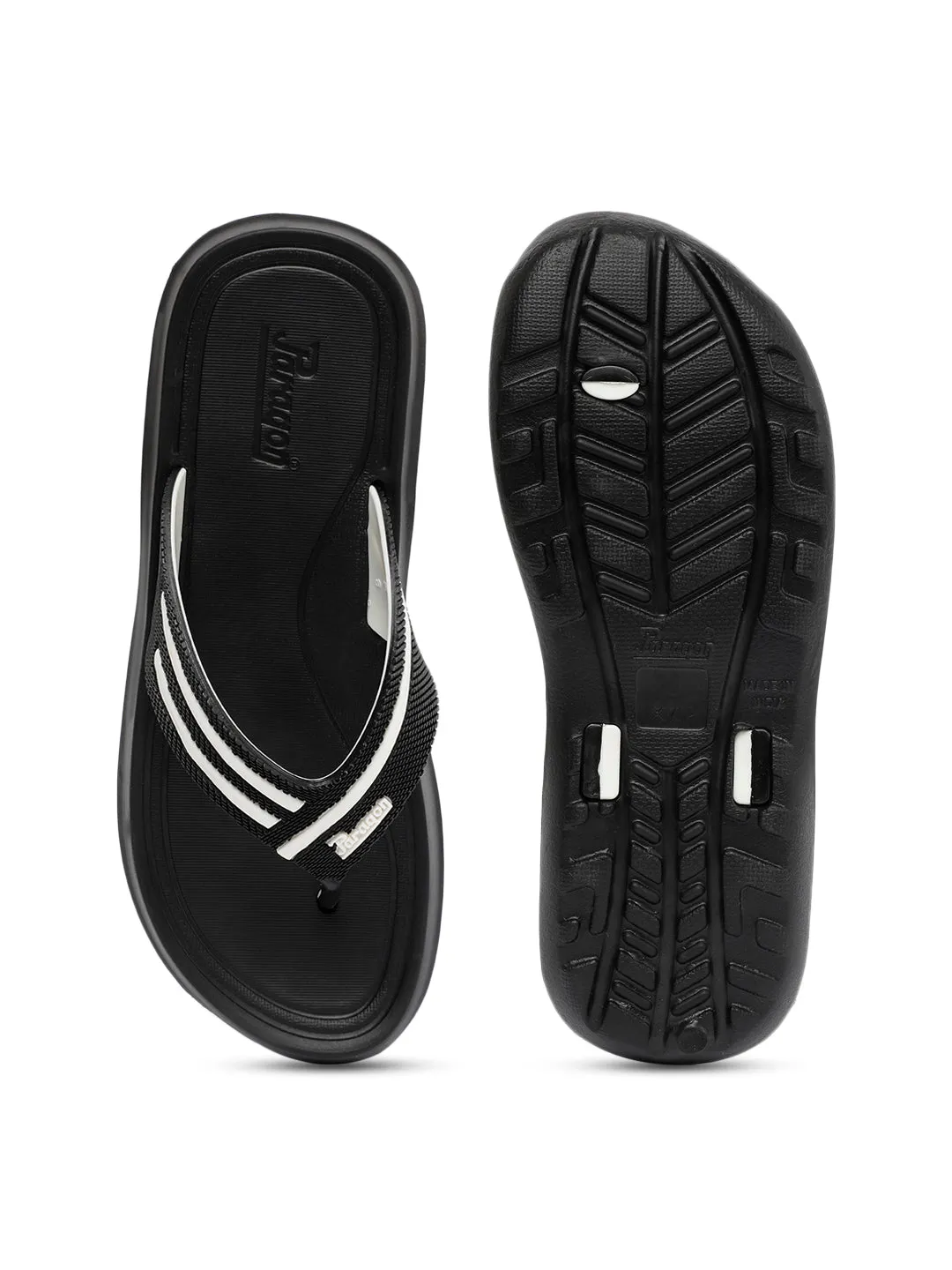 Paragon K3400G Men Stylish Lightweight Flipflops | Comfortable soles| Casual & Trendy Slippers | Indoor & Outdoor Flip Flops Waves