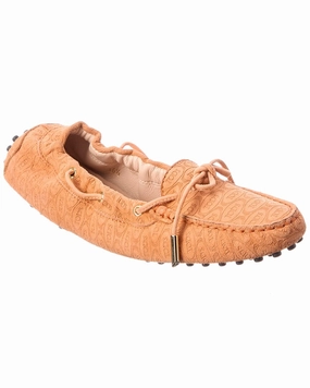 TODs Alber Elbaz Suede Loafer Ballerina Loafers