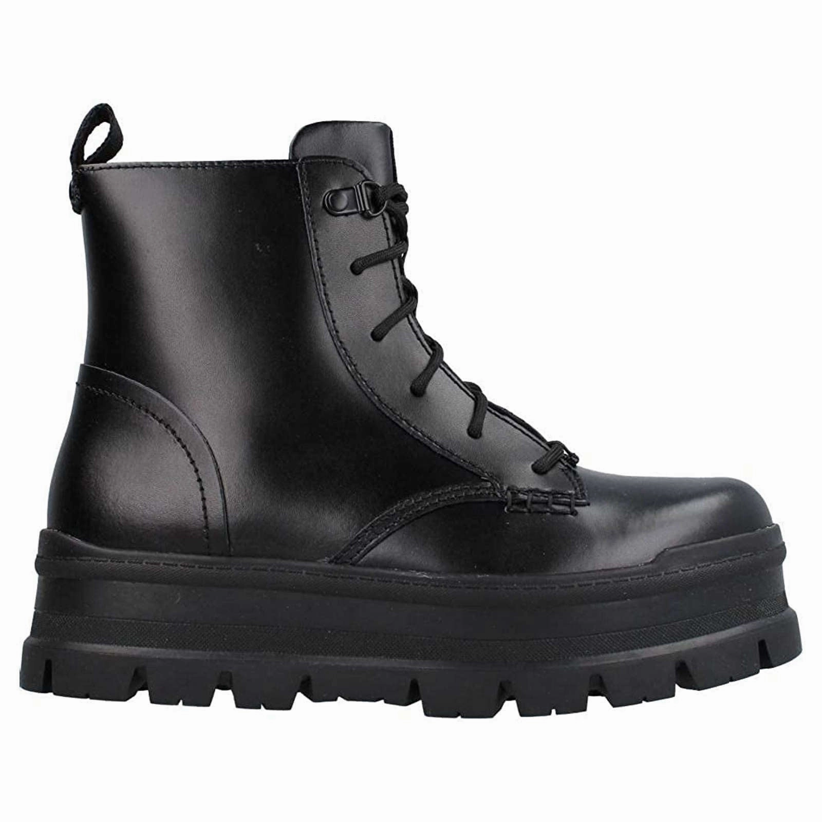 Ugg Sidnee Waterproof Leather Women's Platform Boots Tactical Shoes Waterproof