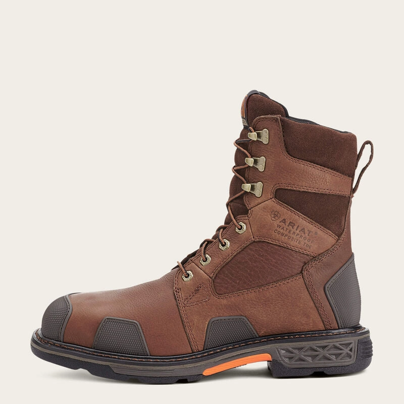 Waterproof Shoe Covering OverDrive 8" Wide Square Toe Waterproof Composite Toe Work Boot