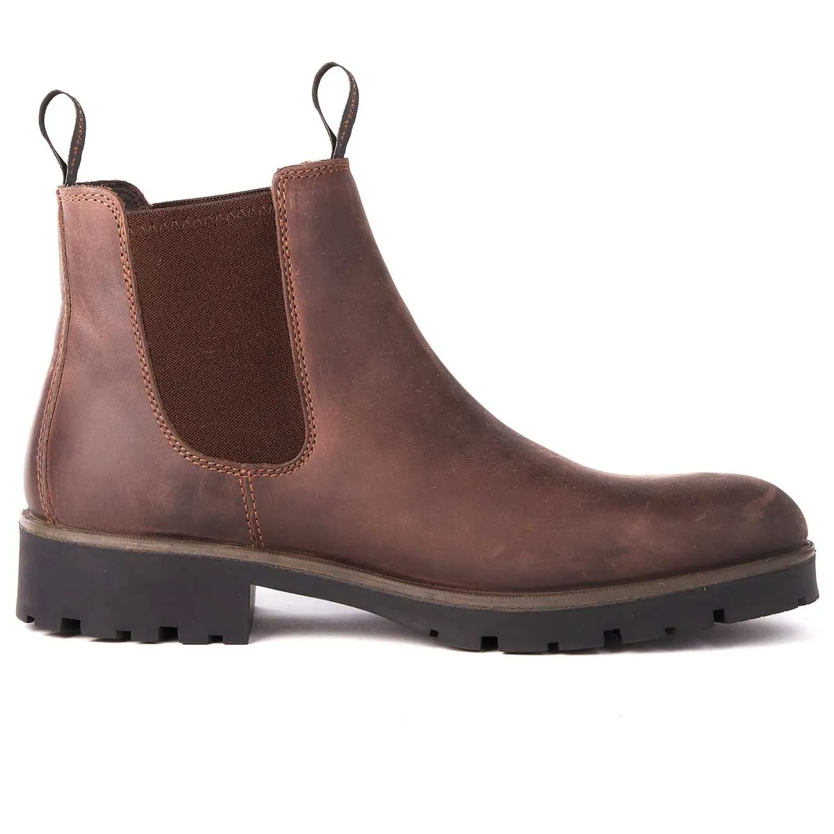 DUBARRY Antrim Chelsea Boots - Mens Gore-Tex Leather - Old Rum Irish Boots