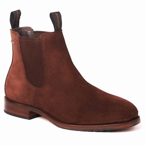 DUBARRY Kerry Chelsea Boots - Mens - Cigar Suede Chelsea Boots With Arch Support