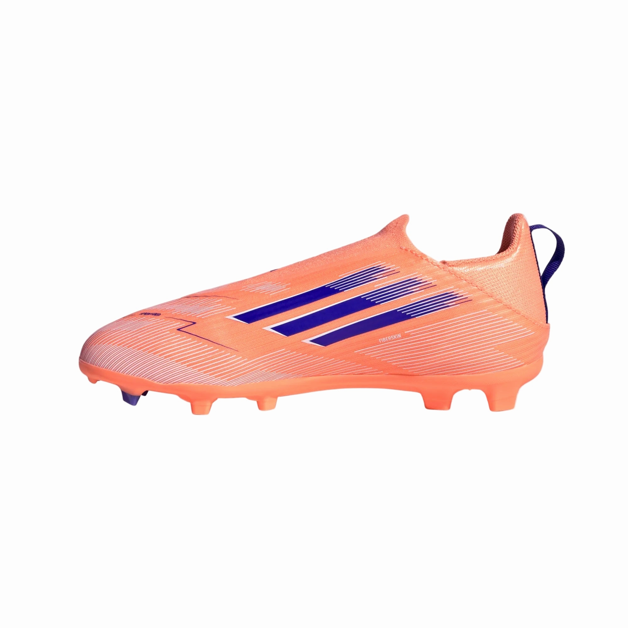 Adidas Junior Football Boots F50 League LL FG/MG J Beam Orange/Lucid Blue/Cloud White Soccer Cleats Firm Ground