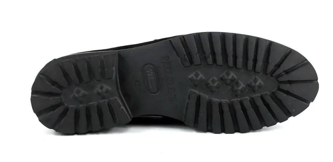 Ladies Slip On Style: Newport-P041B-Black Suede