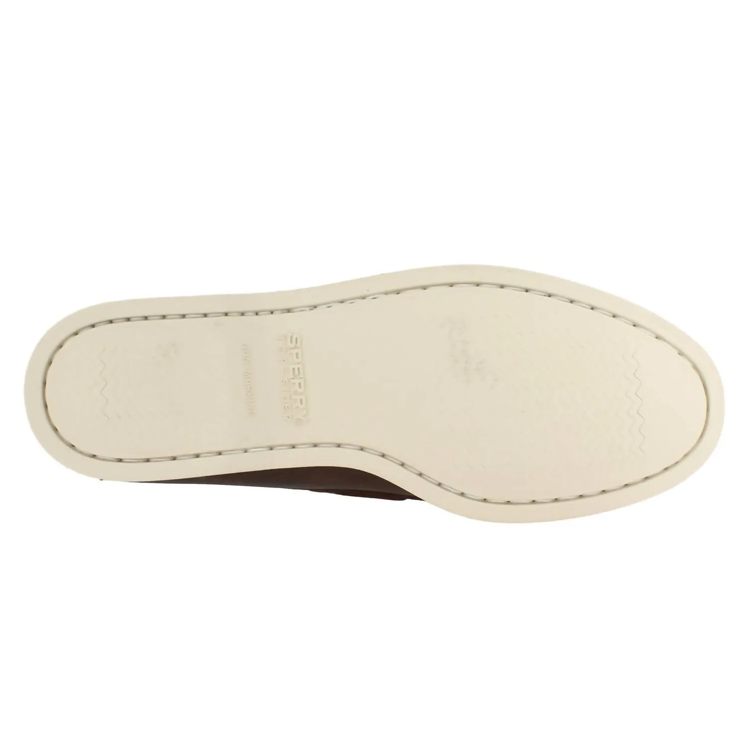 Composite Toe Casual Shoes Men's Authentic Original Boat Shoe In Brown/white