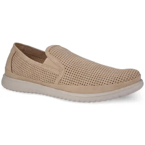 Slip On Shoes With Fur Men's Montauk in Sand - SUPRO INSIDE