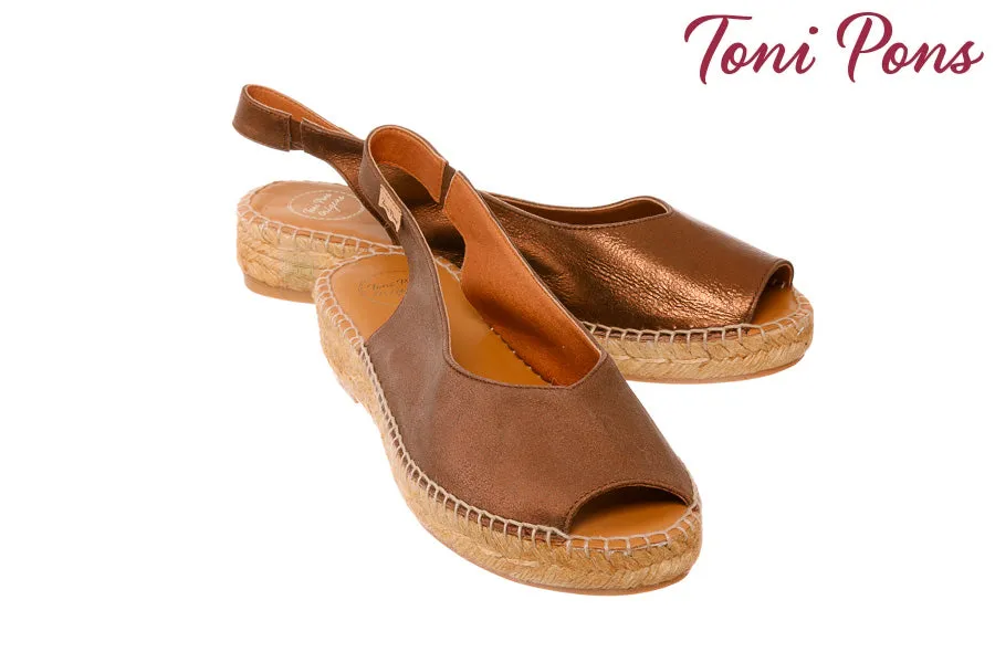Black Wedge Espadrilles Closed Toe Tp Tia