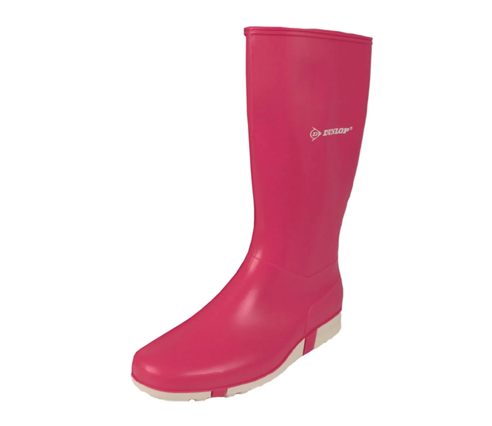 SPORT Dunlop Wellington Boots in Pink Captain Boots