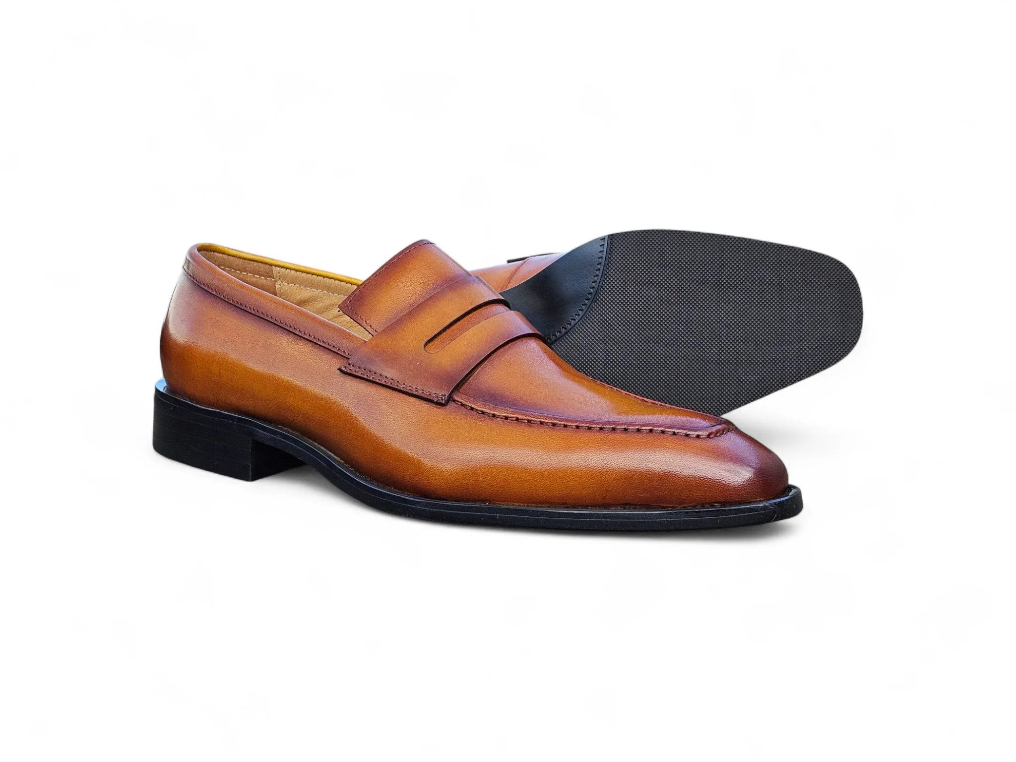Patina Finished Penny Loafer Chinos And Loafers
