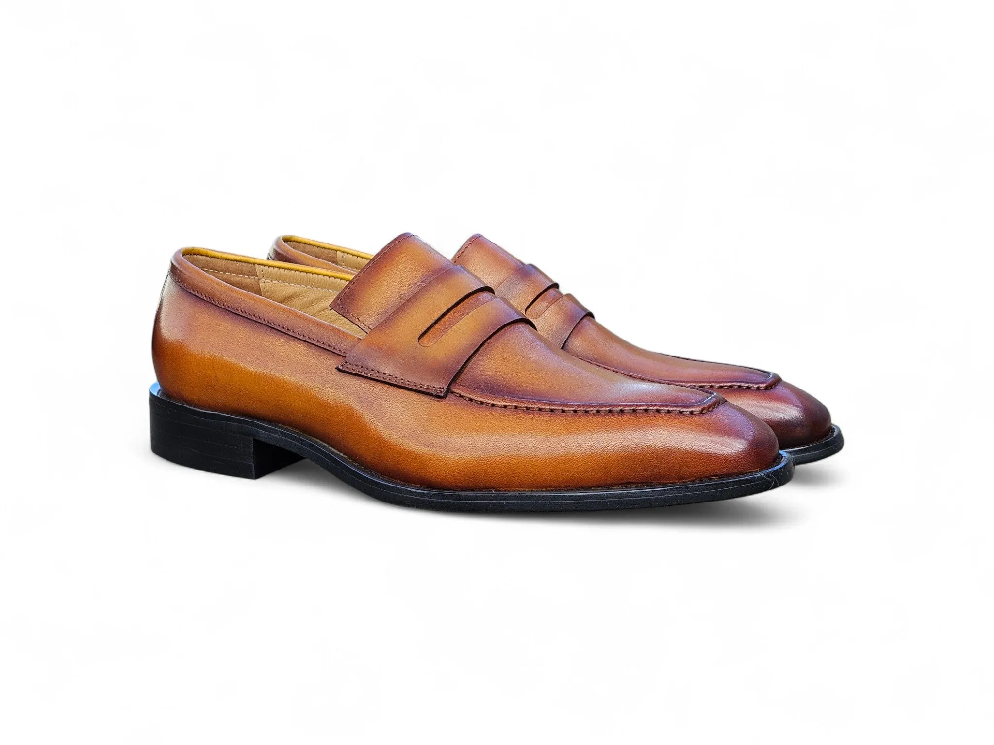 Designer Loafers On Sale Patina Finished Penny Loafer