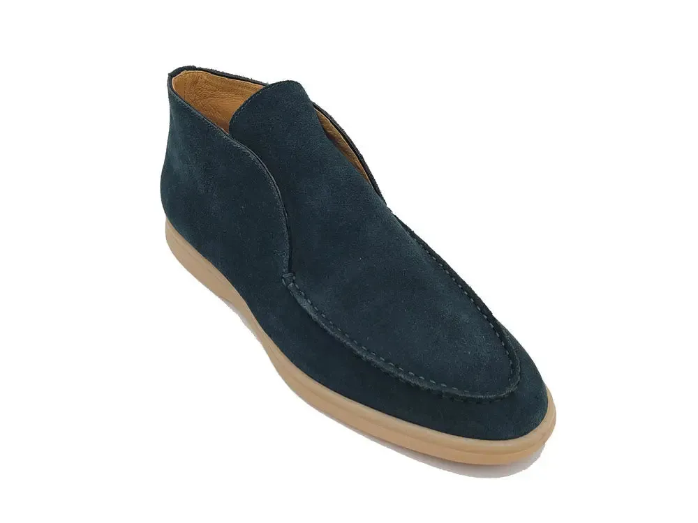 Soft Suede Comfort Loafer Playform Loafers