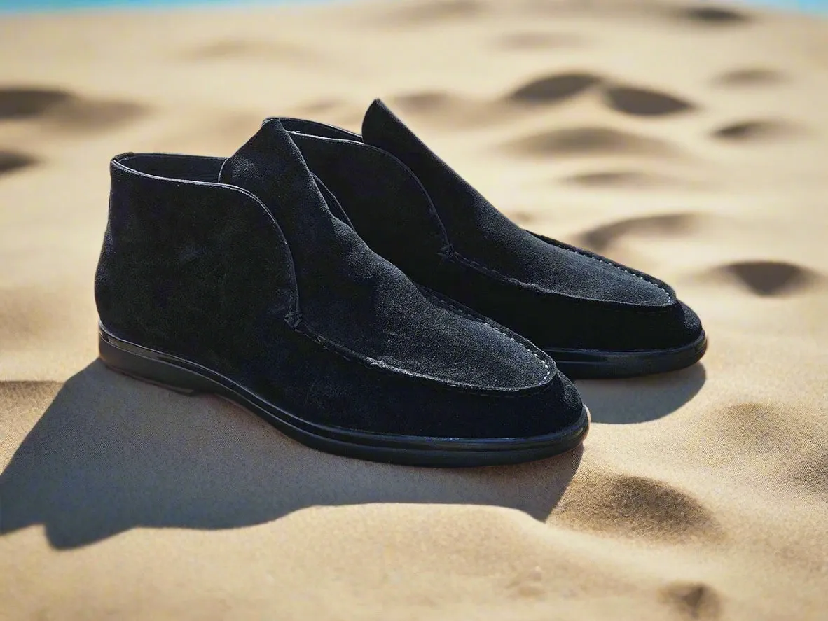 Soft Suede Comfort Loafer Designer Lug Sole Loafers
