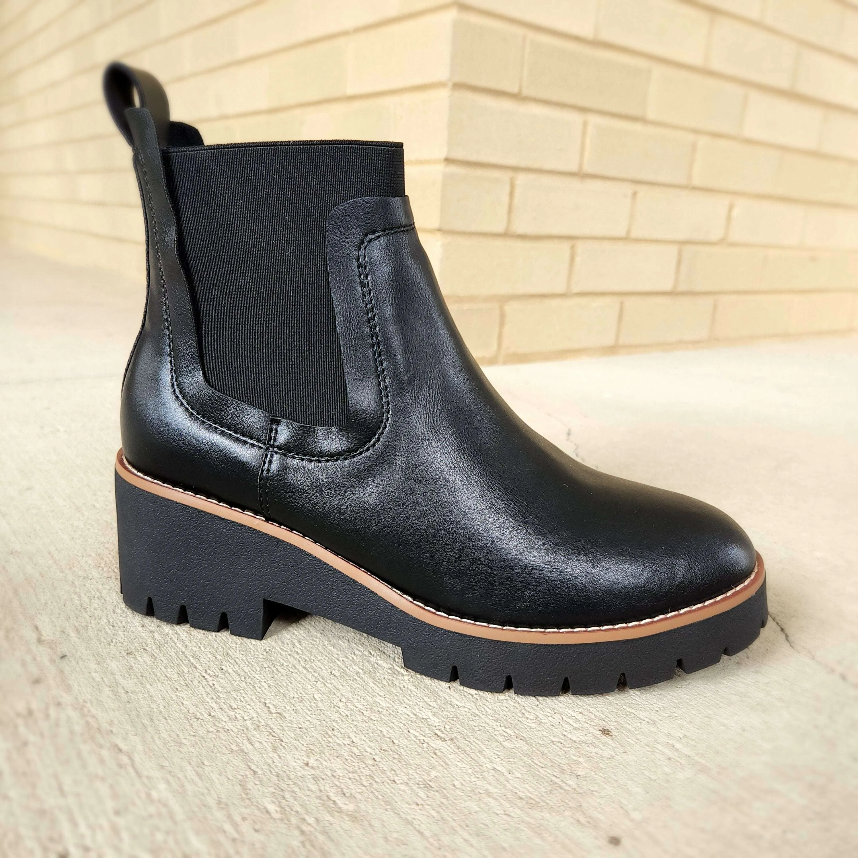 Minimalist Waterproof Blondo - Dyme - Black Leather