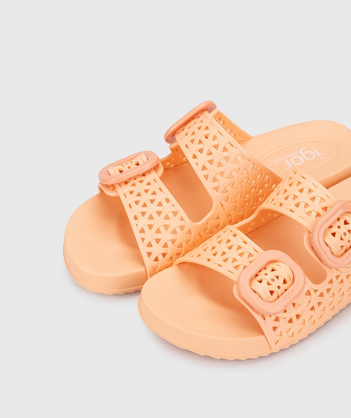 Igor Women's Habana Fresh Sandals - Apricot Heeled Espadrilles