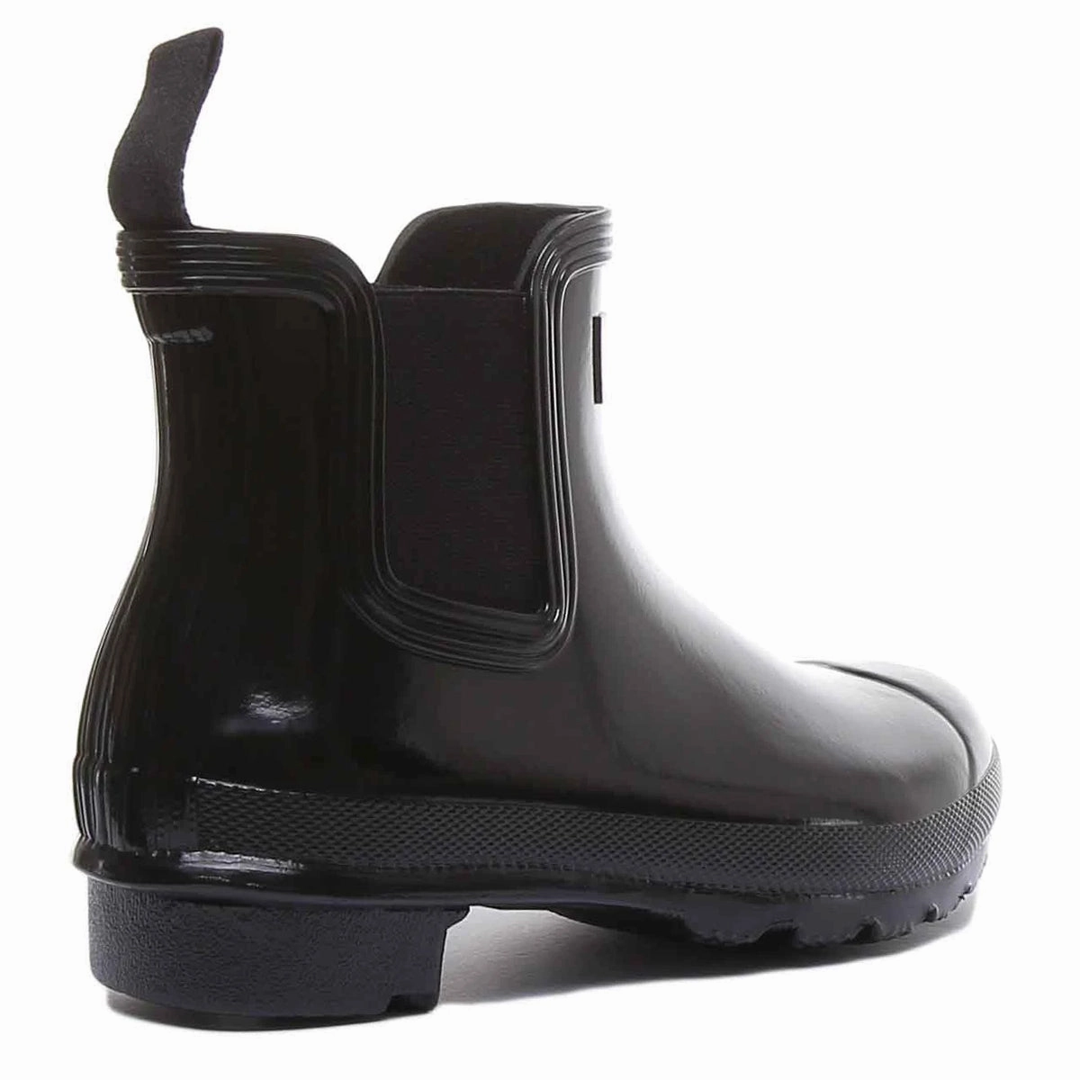 Black Bryson Chelsea Boots Hunter Original Chelsea Gloss Rubber Women's Wellingtons Black Black Boots