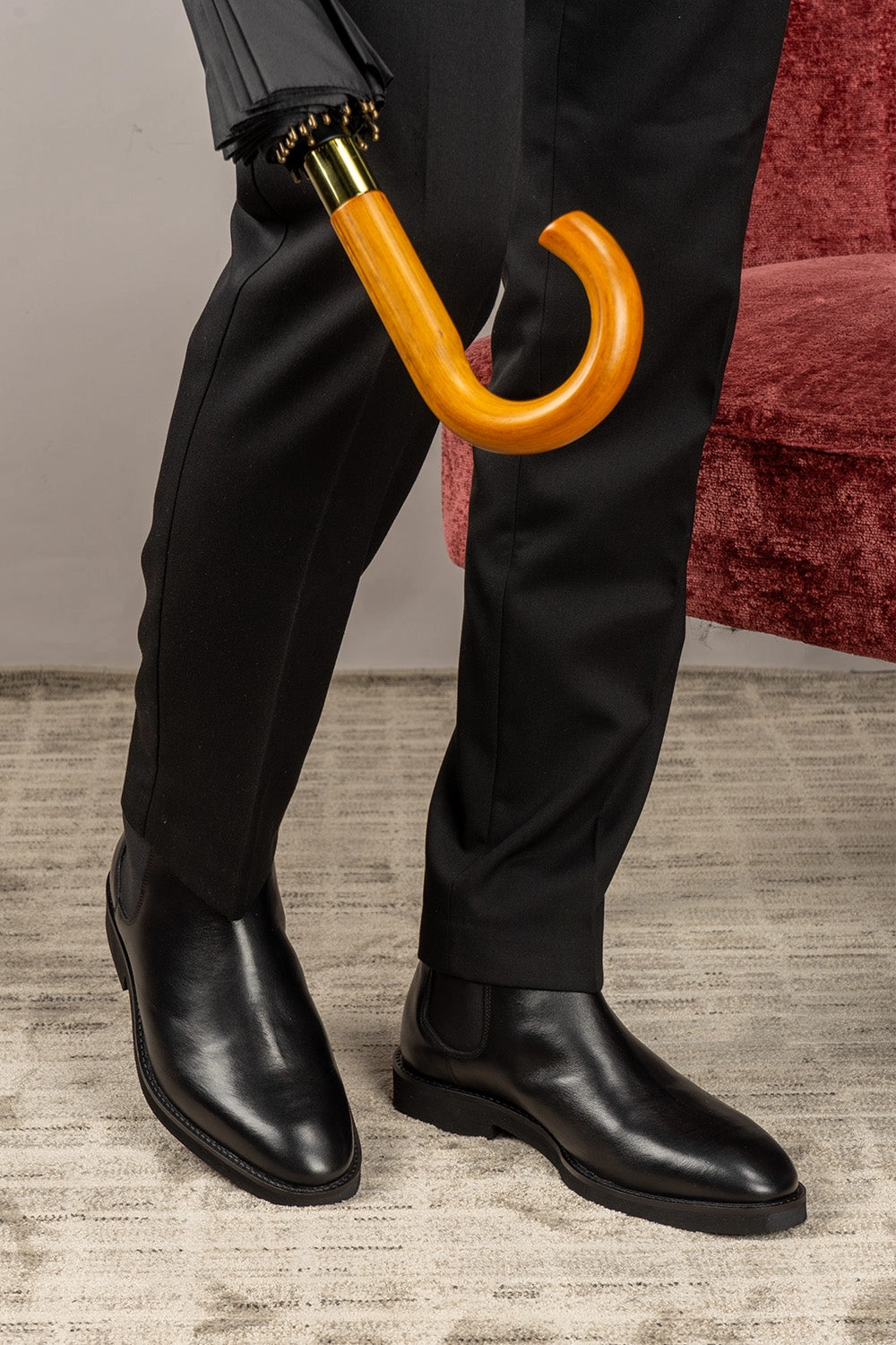 Smart Casual Chelsea Boots Michael Black