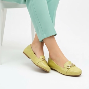 Flat Shoes With A Bow M01000 flat pump