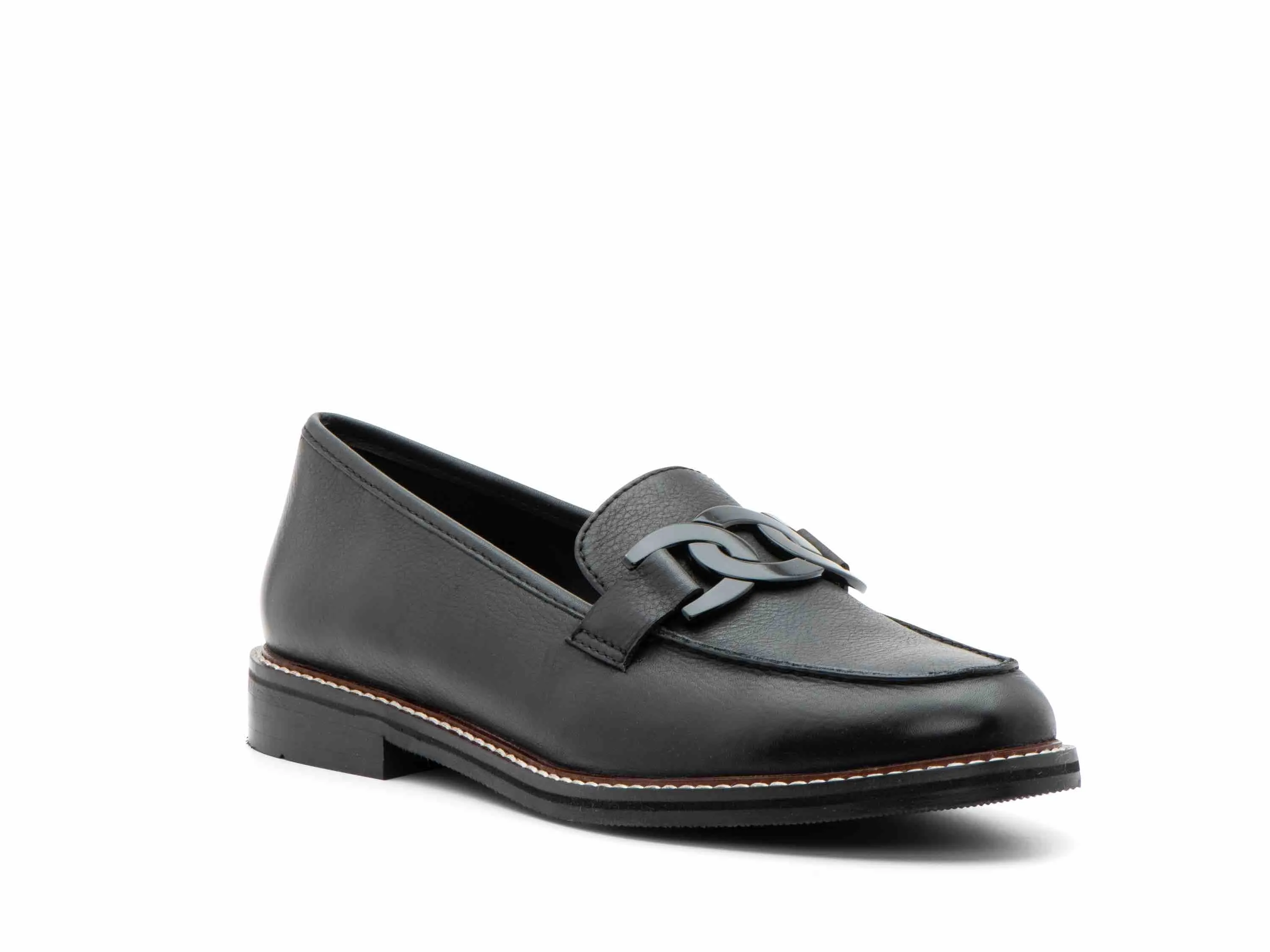 Loafers With Dresses Ara 12-11203 Black Leather Loafer
