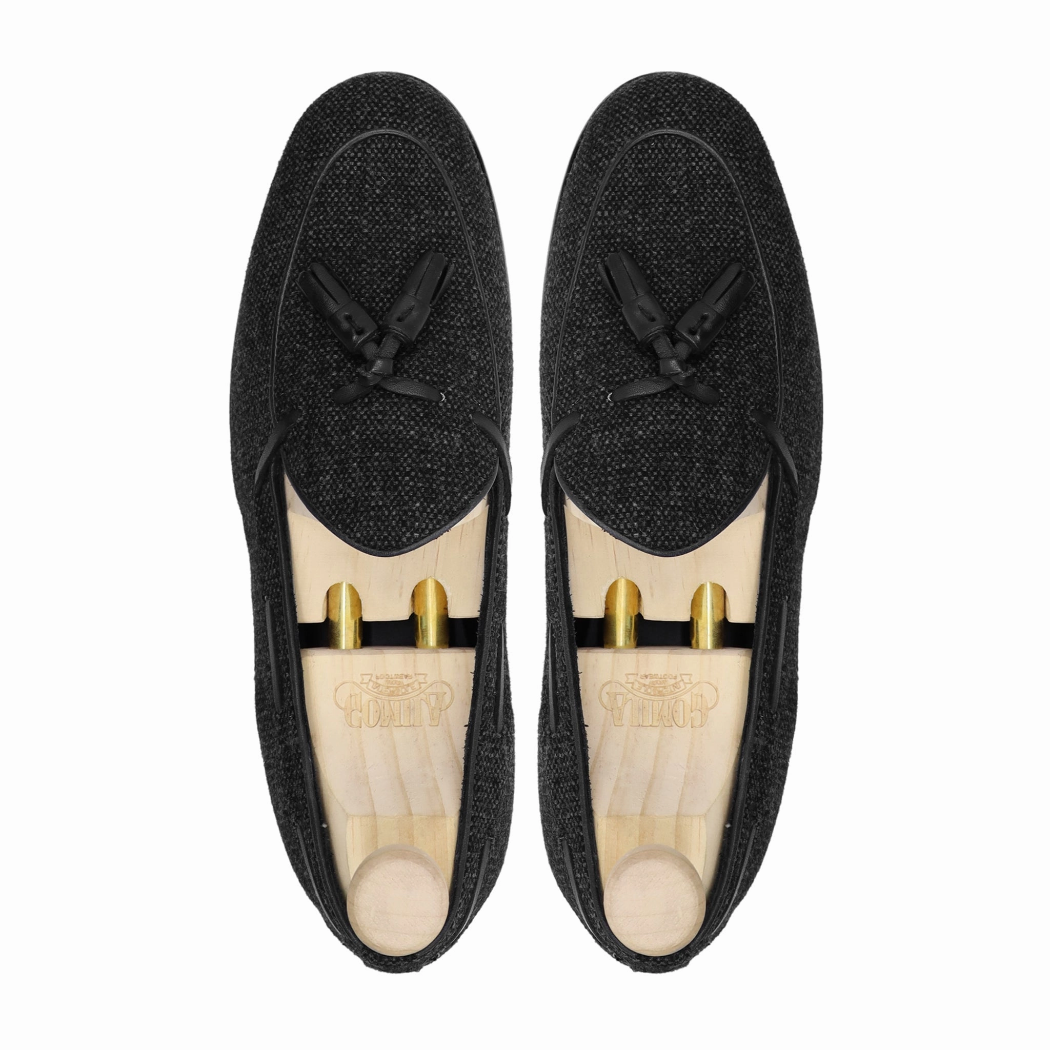 Cheap Penny Loafers Jeddah - Men's Black Tweed Loafer