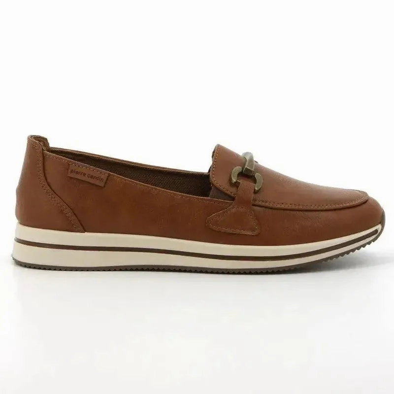 Pierre Cardin Josephine 10 Moccasin - Rust