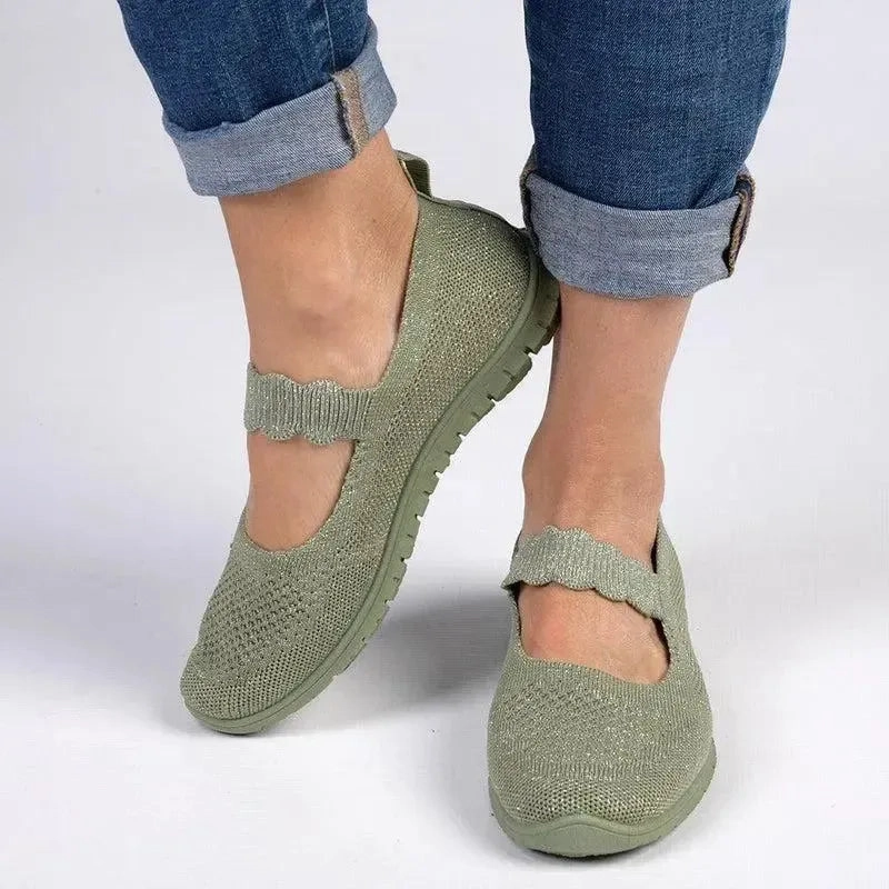 Soft Style by Hush Puppies Nan MJ Sneaker - Sage Brogues Origin