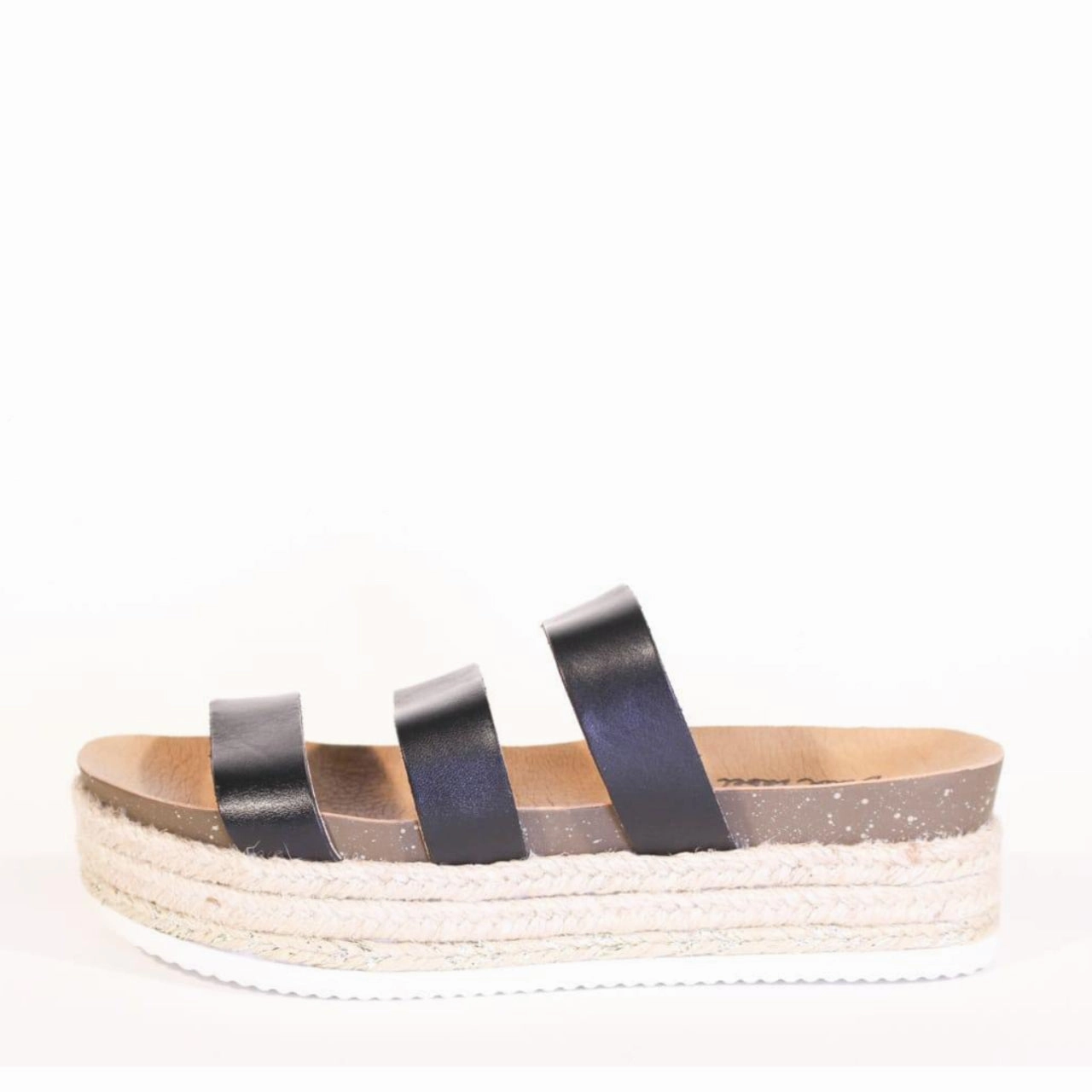 Ribbon Espadrilles Costa Platform Slides