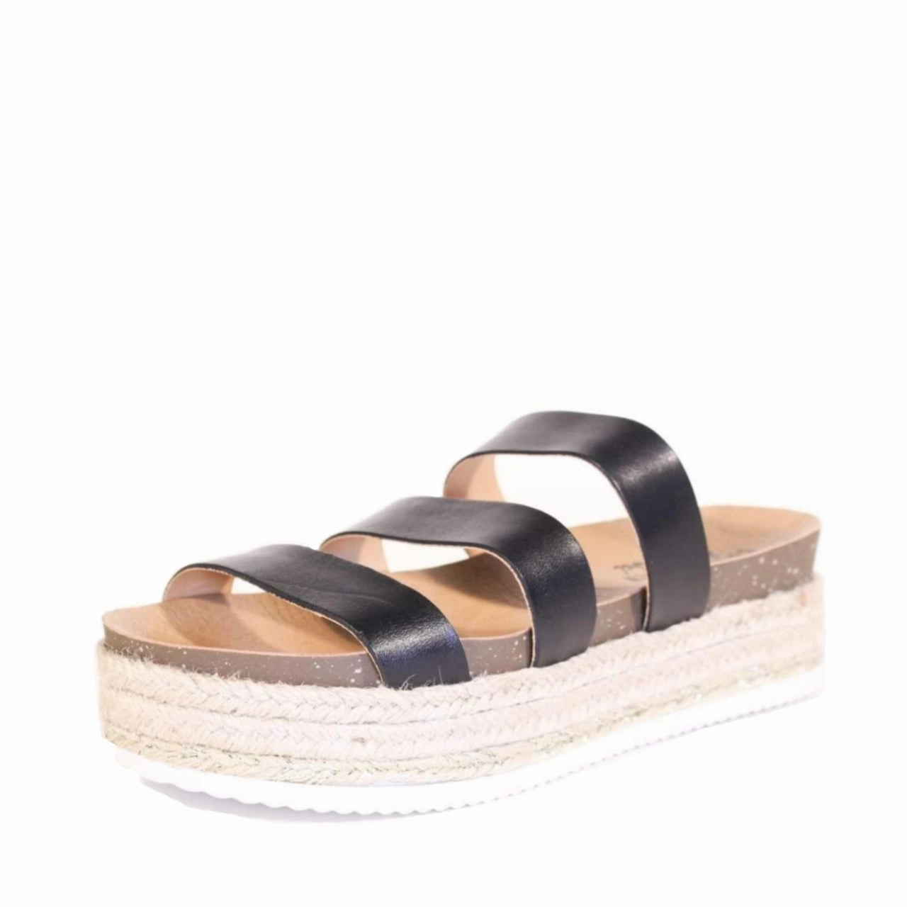 Costa Platform Slides Peanni Logo Espadrilles