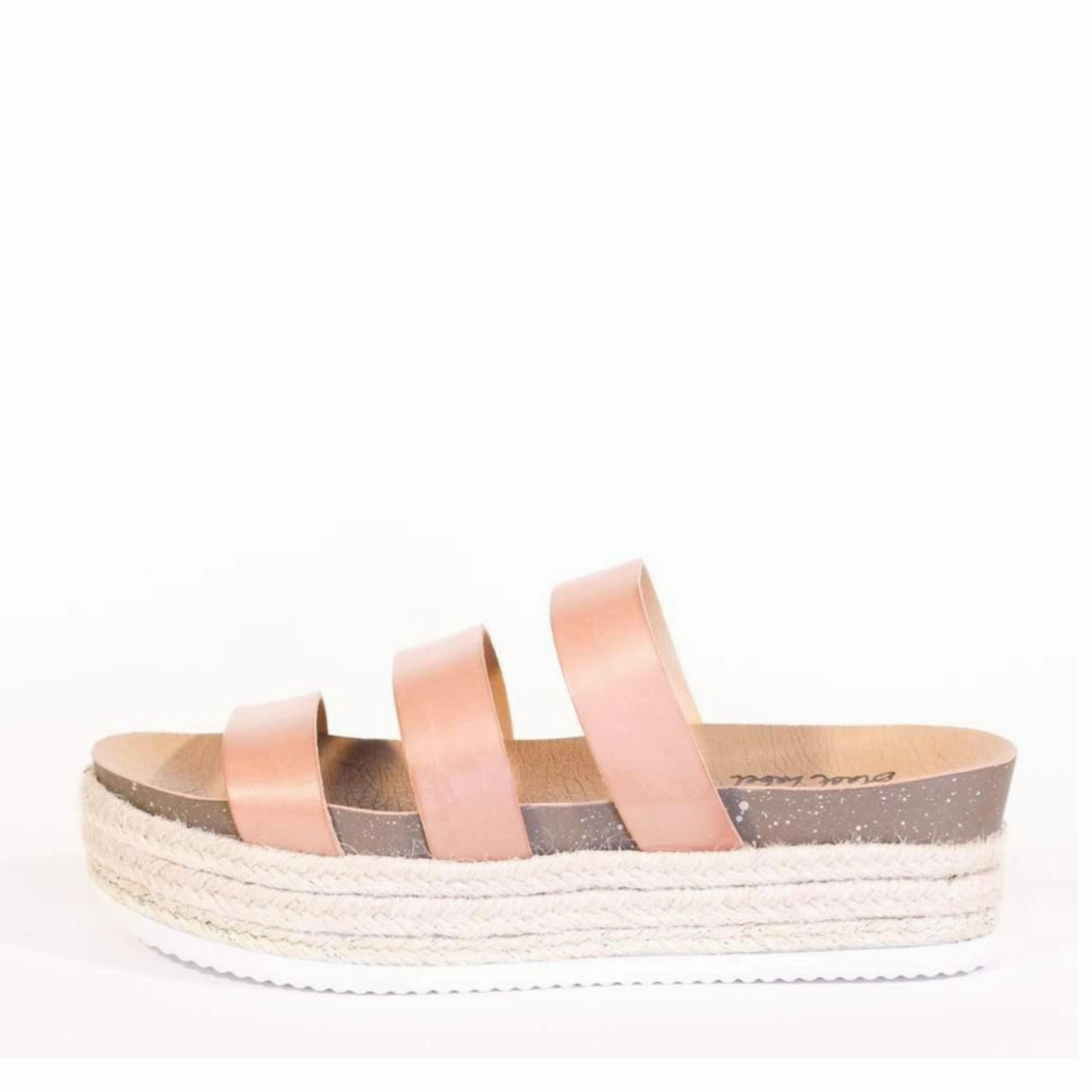 Calla Espadrille Mary Jane Natural Costa Platform Slides