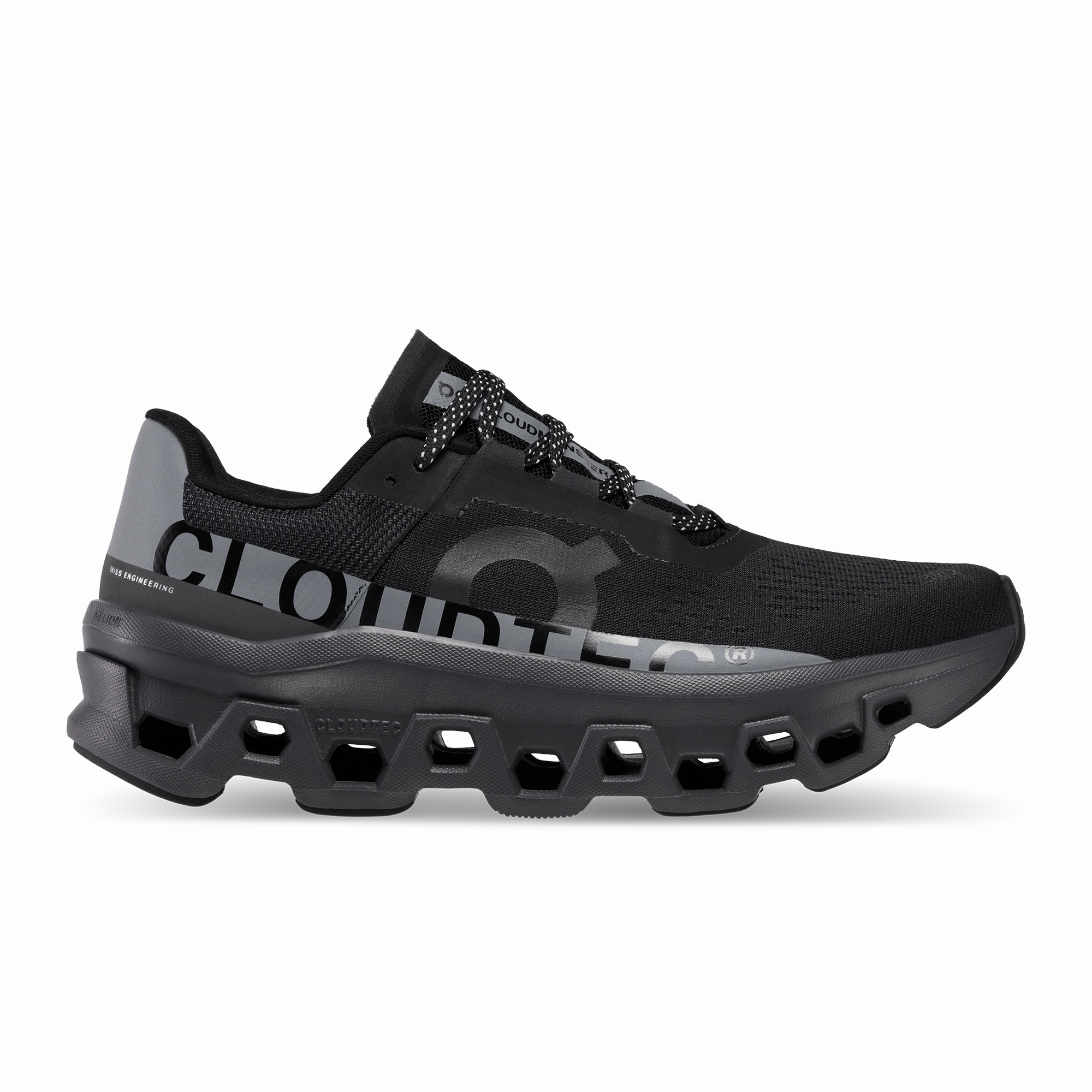 On Running Women's Cloudmonster Lumos Shoes - Black Best Running Shoes For Starters