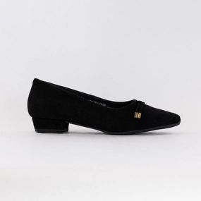 Eric Michael Kim Loafer (Women's) - Black Suede Vince Loafers