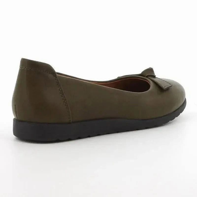 Soft Style by Hush Puppies Soft Haley Pump - Olive 3989 Bex Smooth Leather Br
