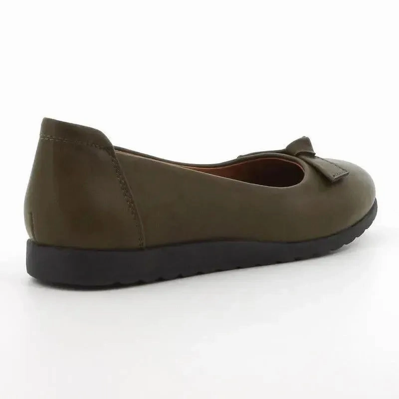 Soft Style by Hush Puppies Soft Haley Pump - Olive Lace Up Brogues