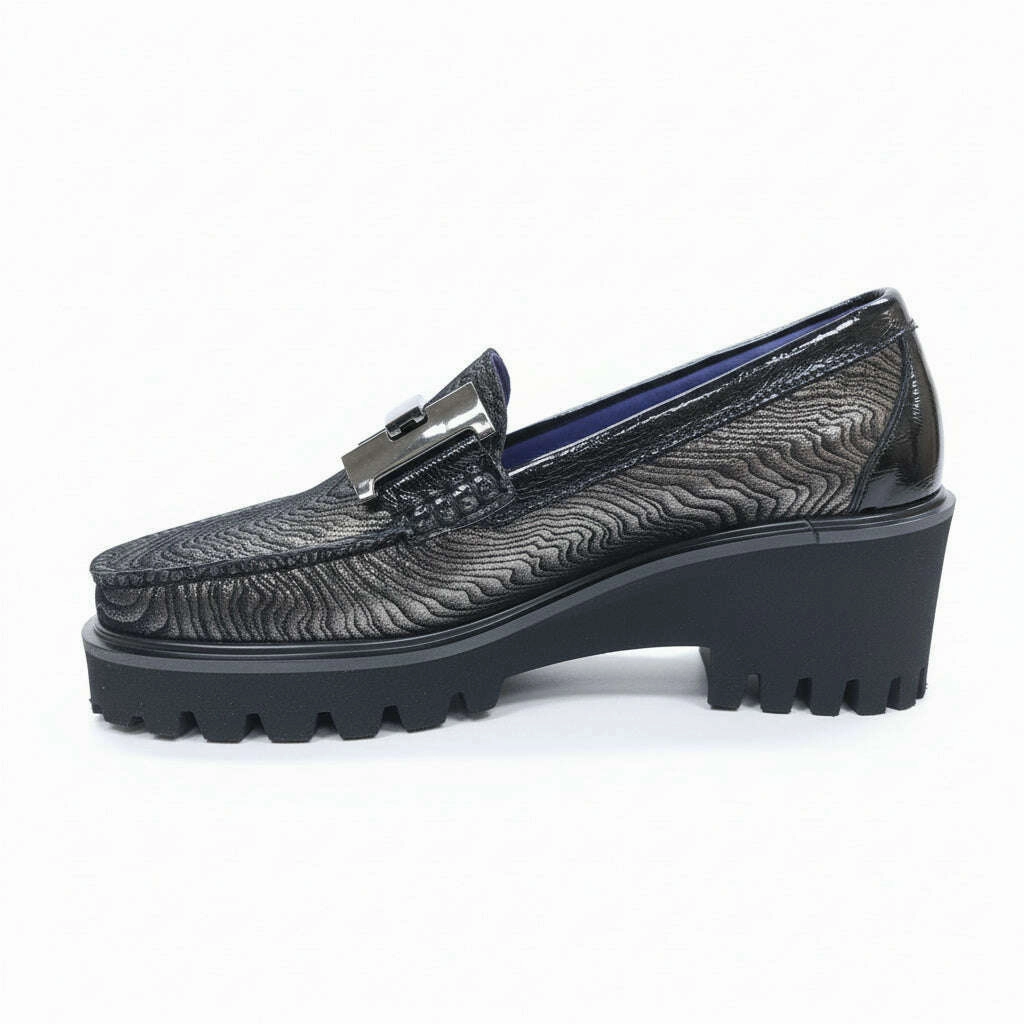Loafers Trendy DI CHENZO - 8866 - Pewter Perco