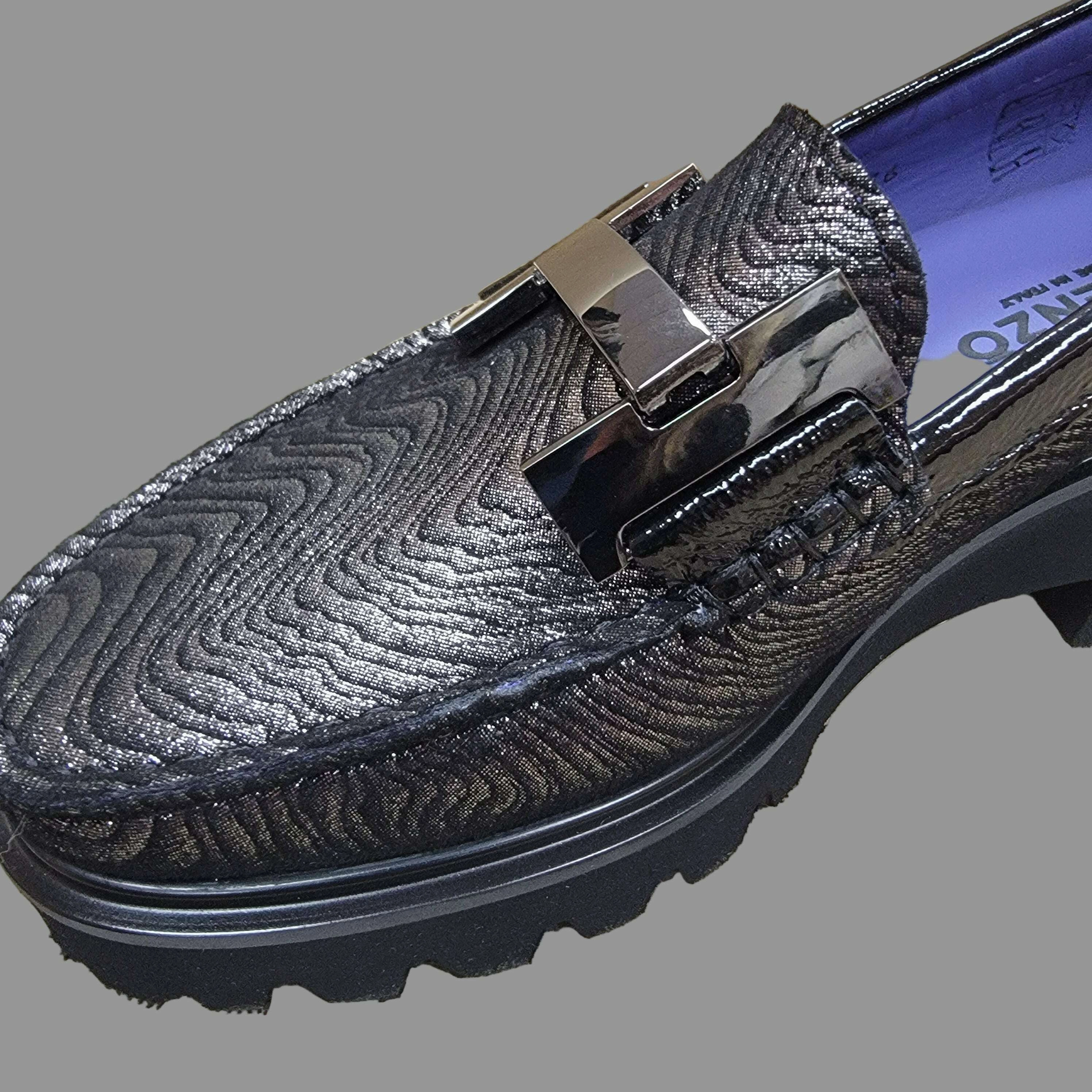 Blackstock And Weber Loafers DI CHENZO - 8866 - Pewter Perco