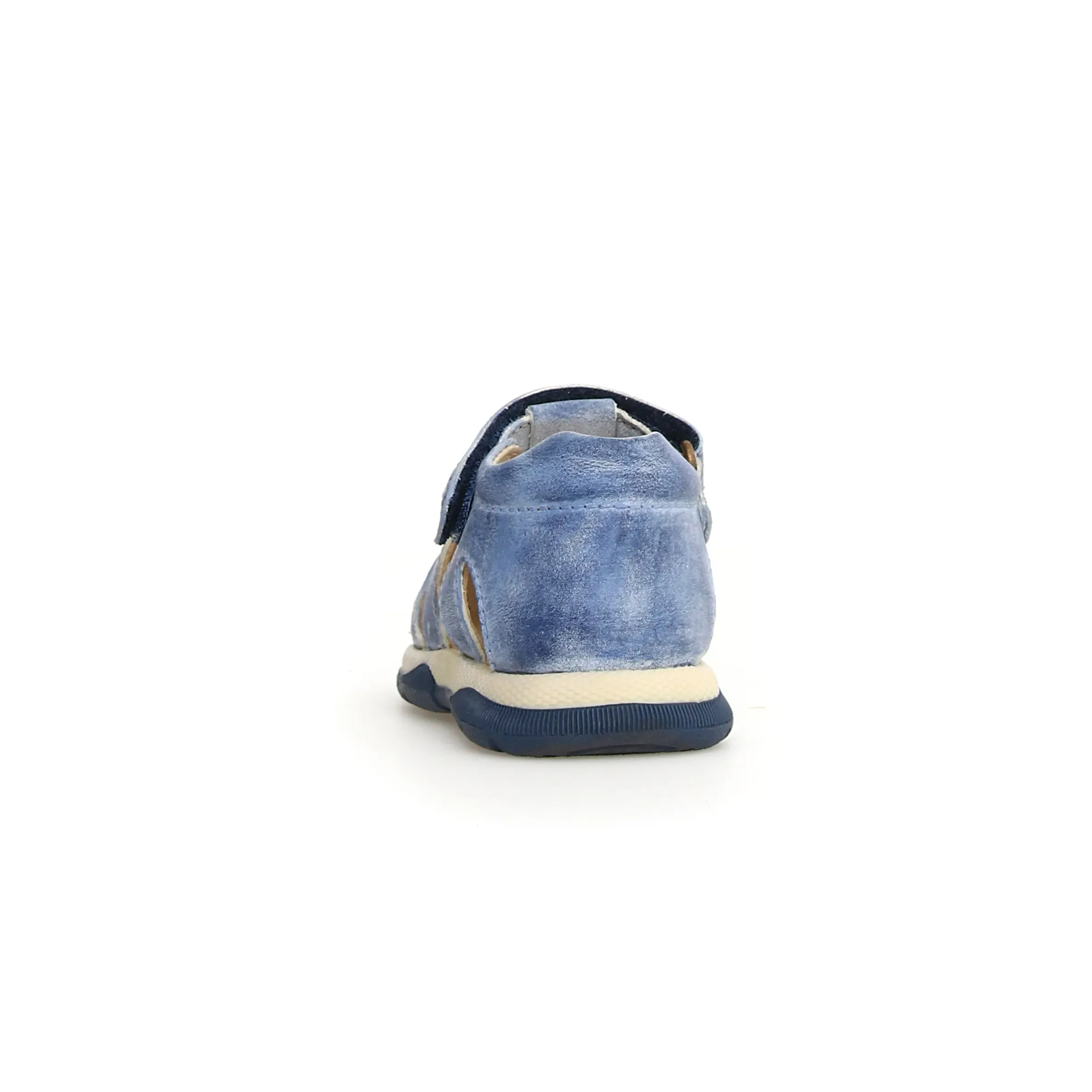 Falcotto Boy's Orsis Sandals - Azure Dark Brown Espadrilles