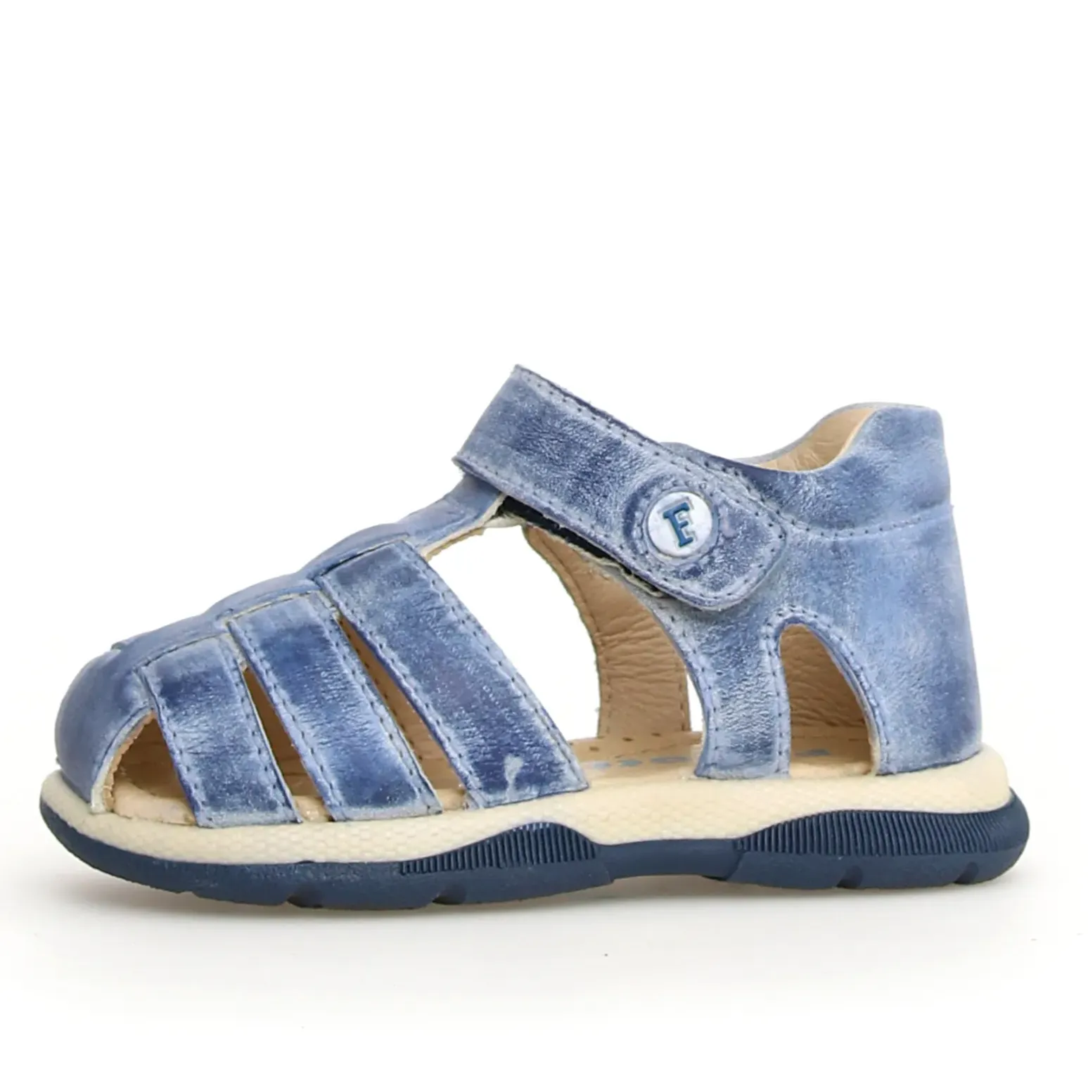 Falcotto Boy's Orsis Sandals - Azure Platform Espadrille Heels