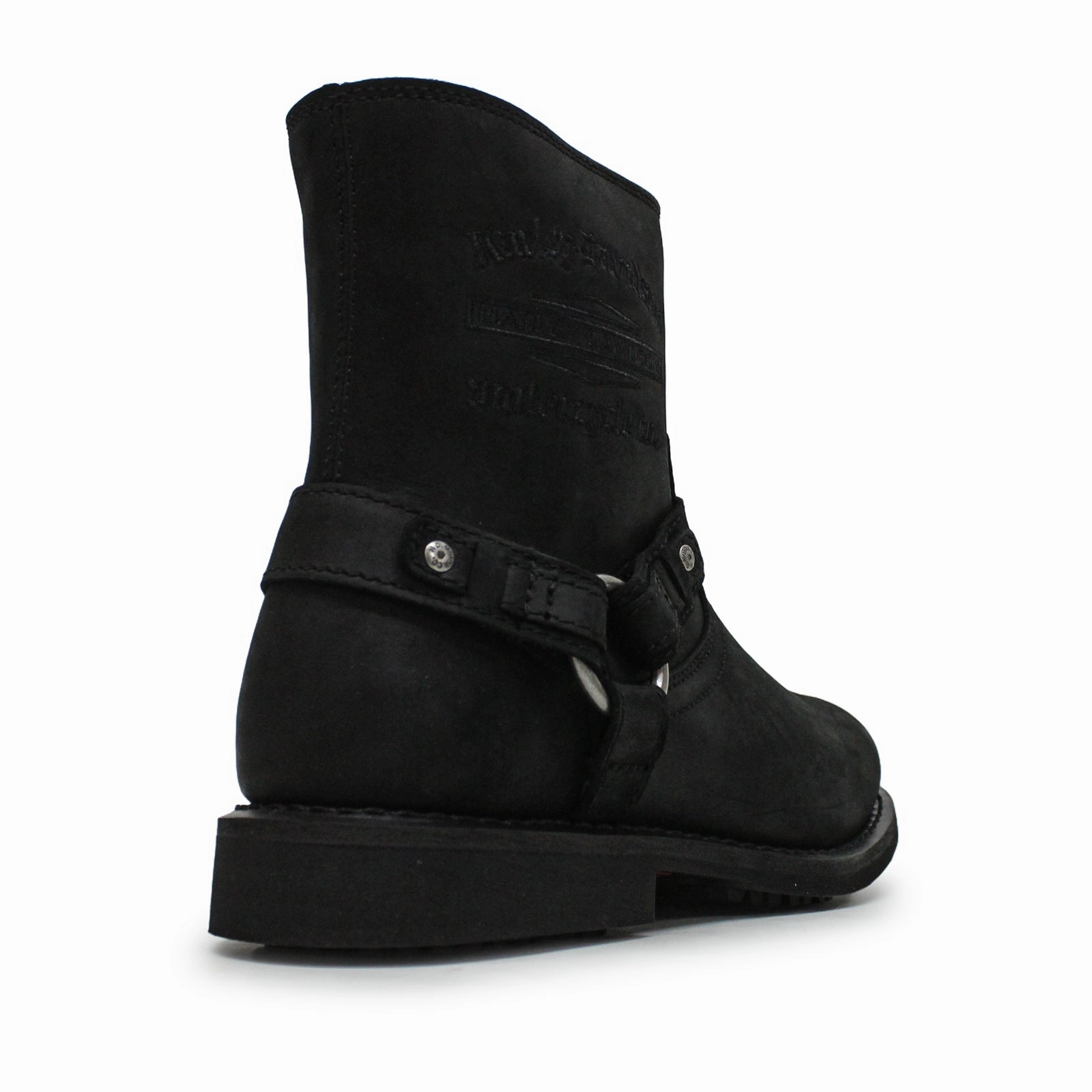 Waterproof Neoprene Shoes Harley Davidson Scout Rvltn Full Grain Leather Men's Ankle Black Boots