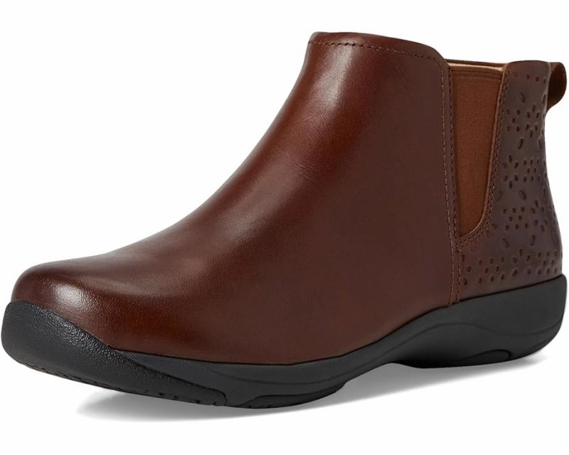 Dansko Women's Sherry - Cinnamon Waxy Burnished Amiri Dress Shoes