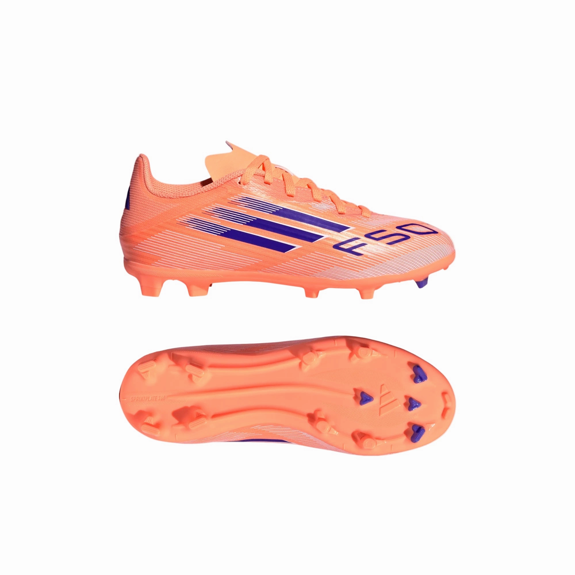 Phantom Gt2 Elite Q Fg Soccer Cleats Adidas Junior Football Boot F50 League FG/MG Beam Orange/Lucid Blue/Cloud White