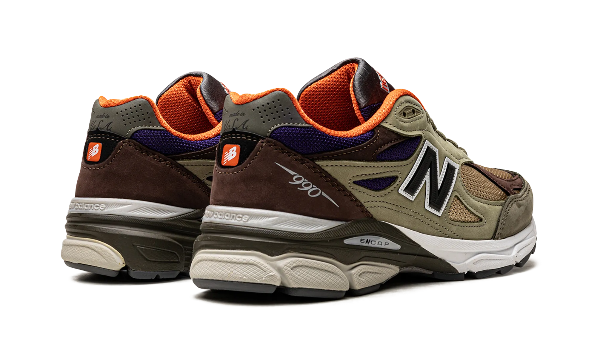 990v3 Made In USA "Teddy Santis - Khaki" New Balance Shoes Men White