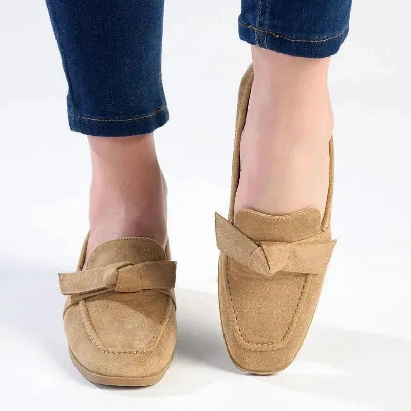 Madison Priya - Knotted Loafer - Taupe Brogues India