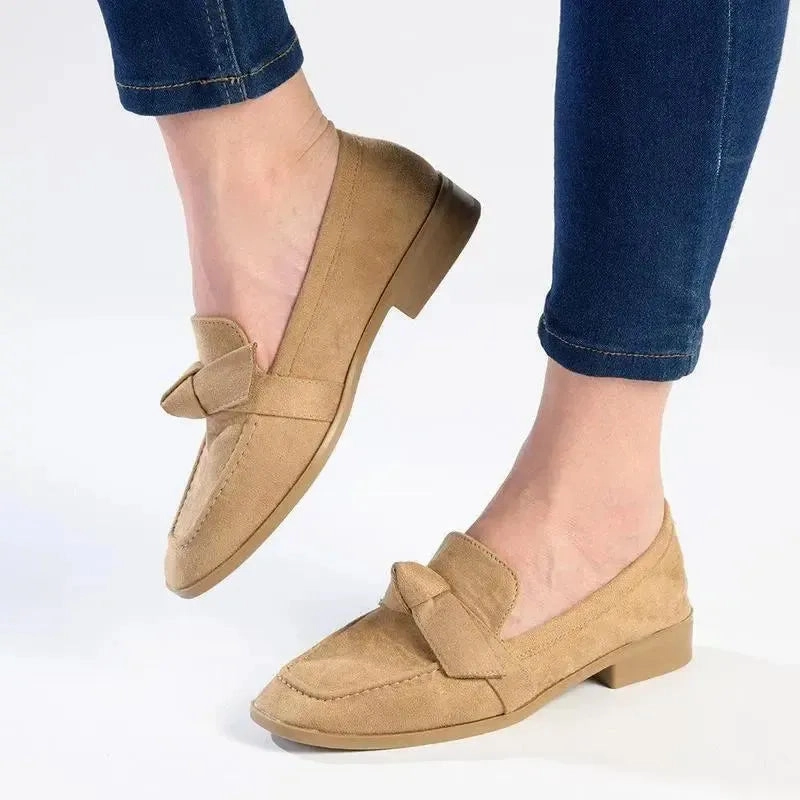 Madison Priya - Knotted Loafer - Taupe