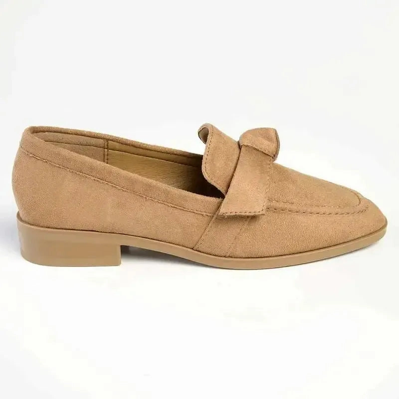 Madison Priya - Knotted Loafer - Taupe