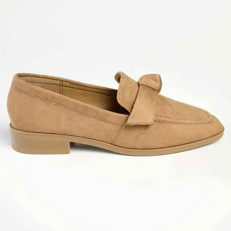 Madison Priya - Knotted Loafer - Taupe