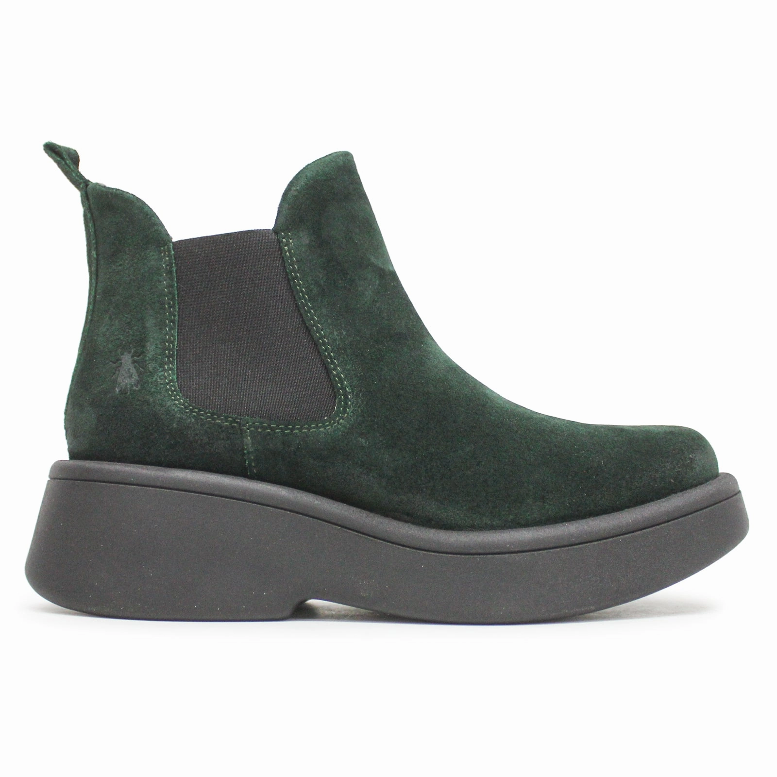Fly London MULK159FLY Oil Suede Women's Ankle Pine Boots Chunky Chelsea Boots Height Boost