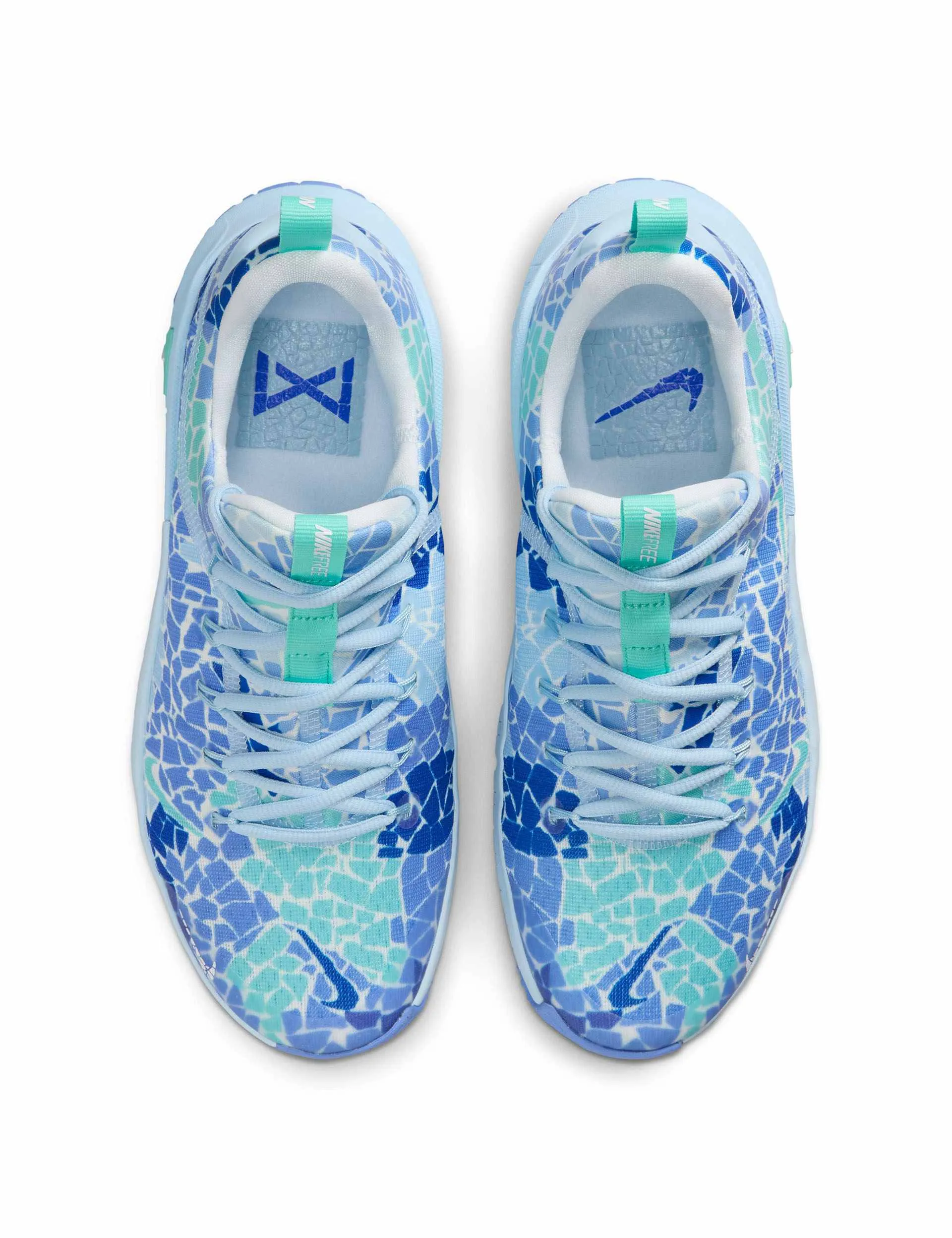 Free Metcon 6 AMP Shoes - Ice Blue/Royal Pulse/Racer Blue/White Nike Courtside Shoes