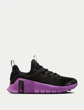 Nike Shoes Lakers Free Metcon 6 Shoes - Black/Vivid Purple