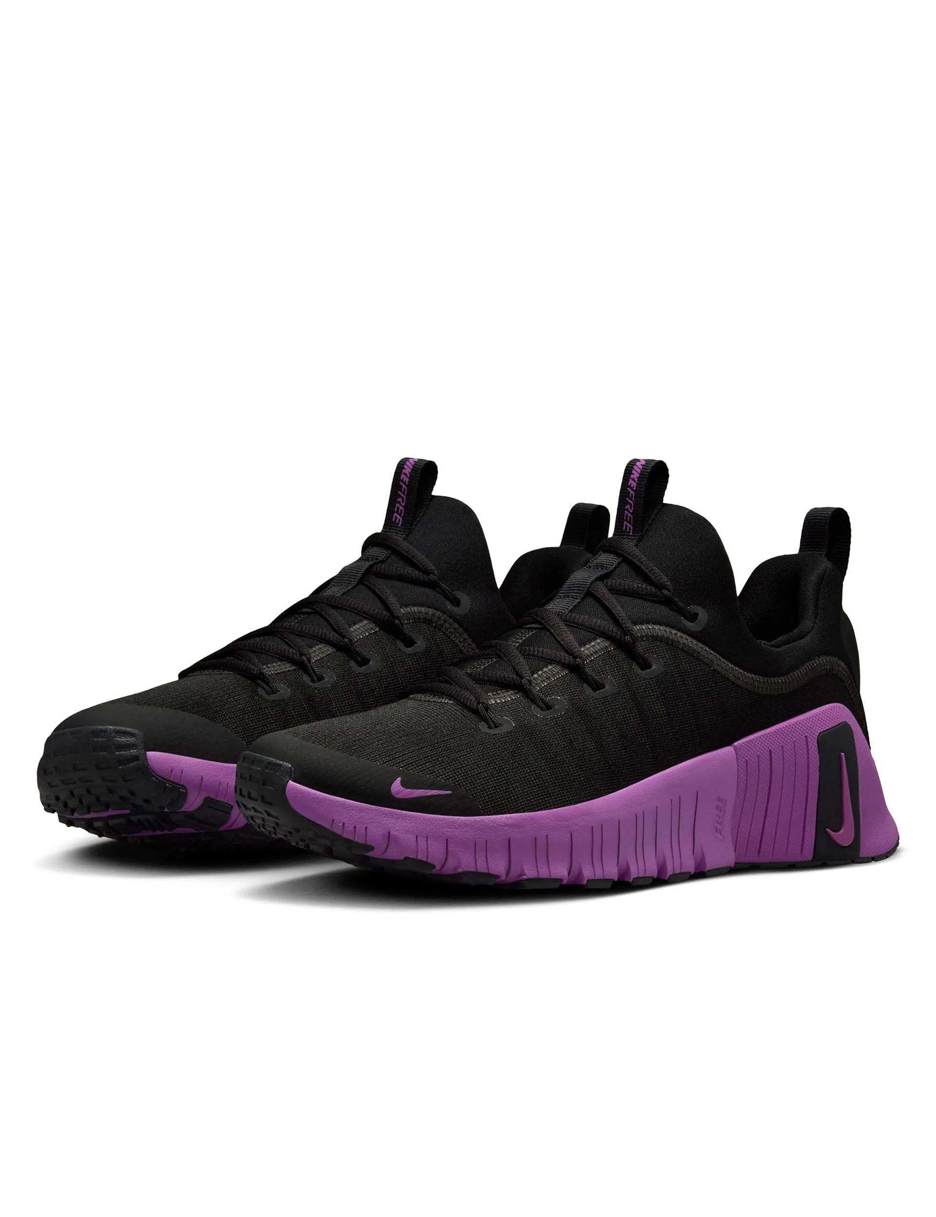 Space Jam Nike Shoes Free Metcon 6 Shoes - Black/Vivid Purple